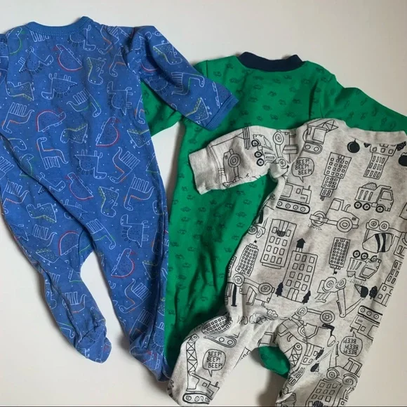 SOLD❗️ Baby Long Sleeve Coveralls 3 Pack - Picture 2 of 5